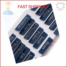 XKDOUS Leather Bible Tabs, Blue Bible Tabs for Men Women, Gold Bible Book Tabs,