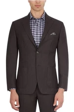 Tallia Mens Slim Fit Wool Suit Separate Jacket 38 Regular Brown Blazer  NWT $425