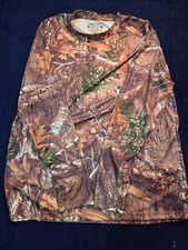 New Realtree Edge Camo Scent Control Long Sleeve Performance Flex T Shirt mens L
