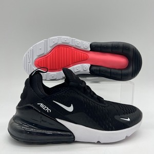 nike air max 270 black and red junior