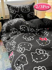 Hello Kitty Duvet Cover Set Twin/Full/ Queen/King Size