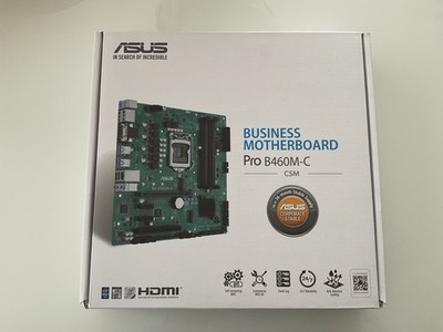 Micro-ATX Mainboard ASUS Pro B460M-C/CSM Socket LGA1200, Intel B460, DDR4, Neu!