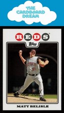 Matt Belisle 2008 Topps #342 Cincinnati Reds Baseball Card