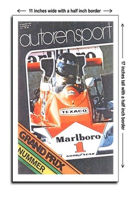1977 Zandvoort Grand Prix - 11x17 Poster