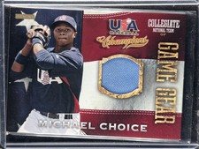 Choice, Michael - 2013 USA Baseball Champions - Game Gear - Swatch