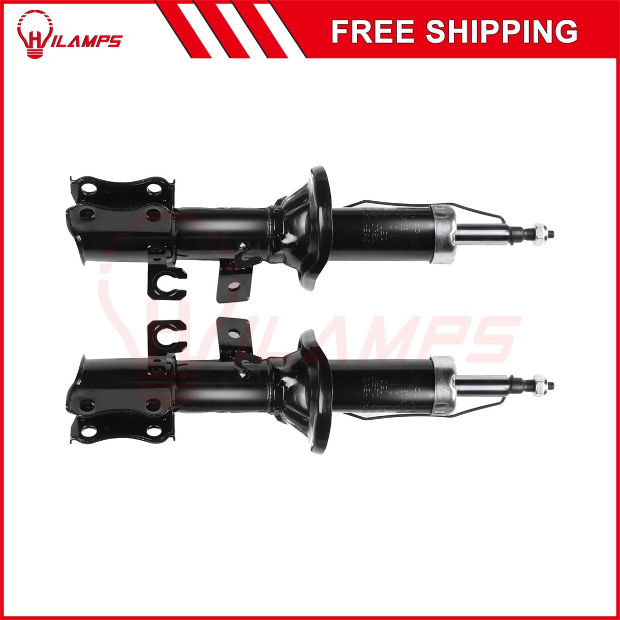 Pair Struts Shocks For 2002-05 Kia Rio 1.6L L4 Front Left Right