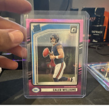 2024 Panini Donruss Rated Rookie Caleb Williams #327 Chicago Bears pink 