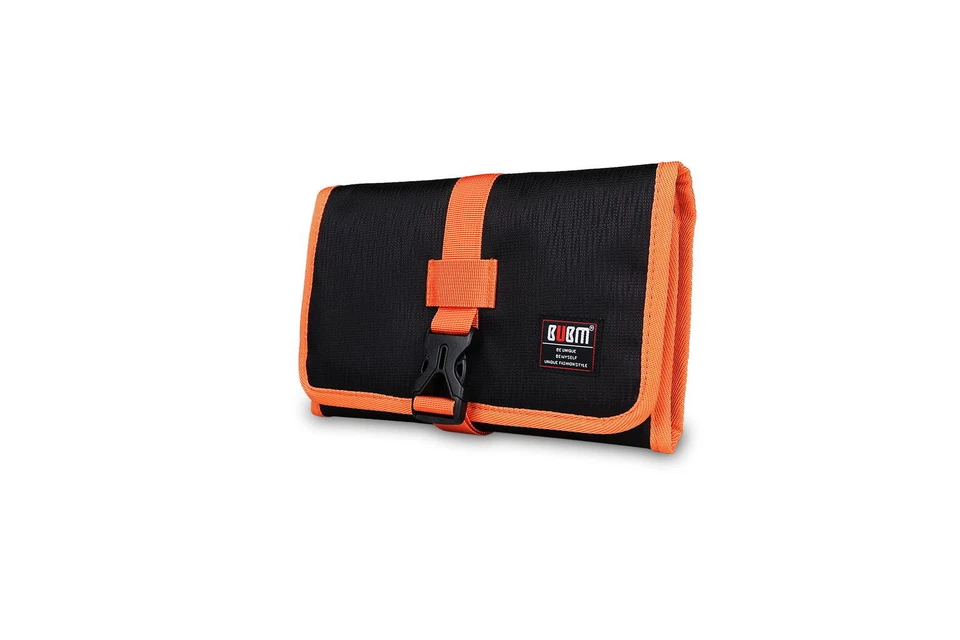 Organizador de Viajes Organizador de Memoria BUBM Negro Portátil Envoltura Electrónica Grande Foto 2 de 4