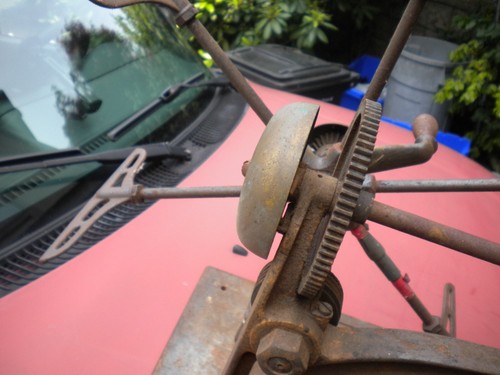Providence RI Antique Primitive Yarn Winder - steam punk - Picture 6 of 7