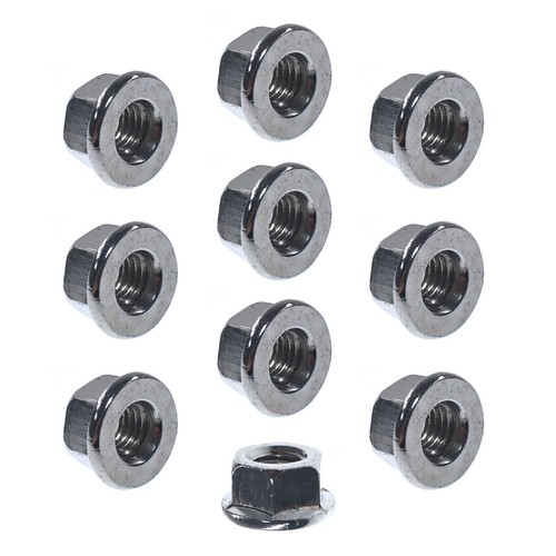 10Pcs Bar Nuts For Husqvarna 268 61 66 272 345 350 357 359 362 365 372