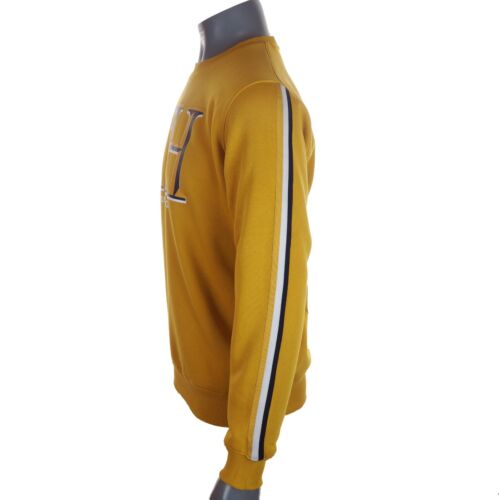 New Authentic Men's Tommy Hilfiger Sweatshirt Embossed Fleece Lined Large Hawian - Picture 2 of 7