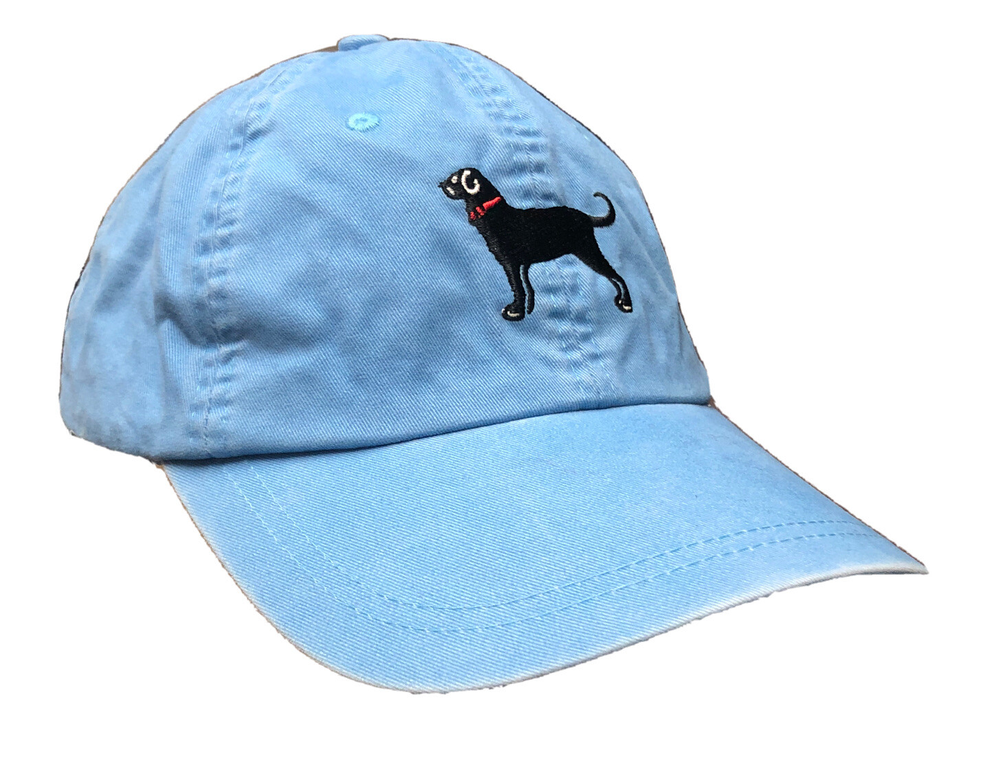 The Black Dog Brand Logo Light Sky Baby Blue Adjustab… Gem