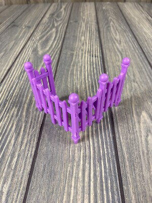 Barbie Club Chelsea Swingset Replacement Piece Part Purple Gate Piece Fence