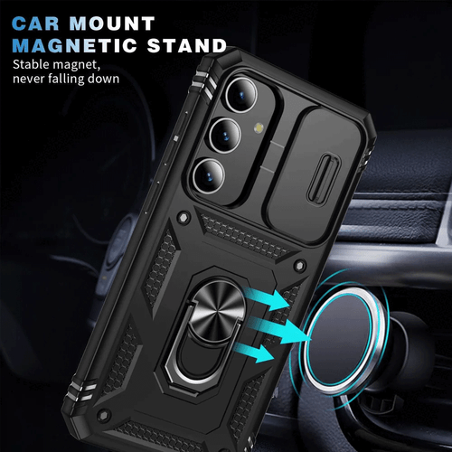 Magnetic Flex Shock for Samsung Galaxy S24 Ultra- black - Picture 4 of 10