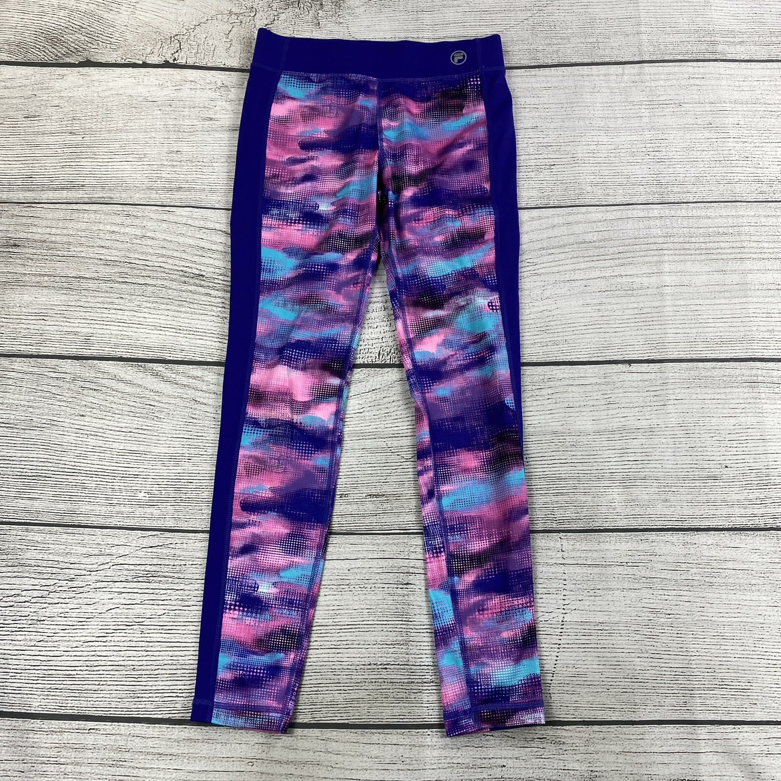 Fila Sport Performance Leggings Donna Taglia L Activewear Pantaloni a Compressione NUOVO