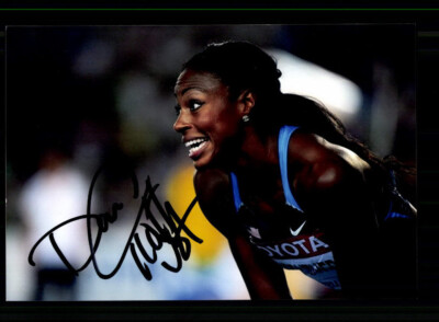 Danielle Carruthers Foto Original Signiert Leichtathletik + A 245181
