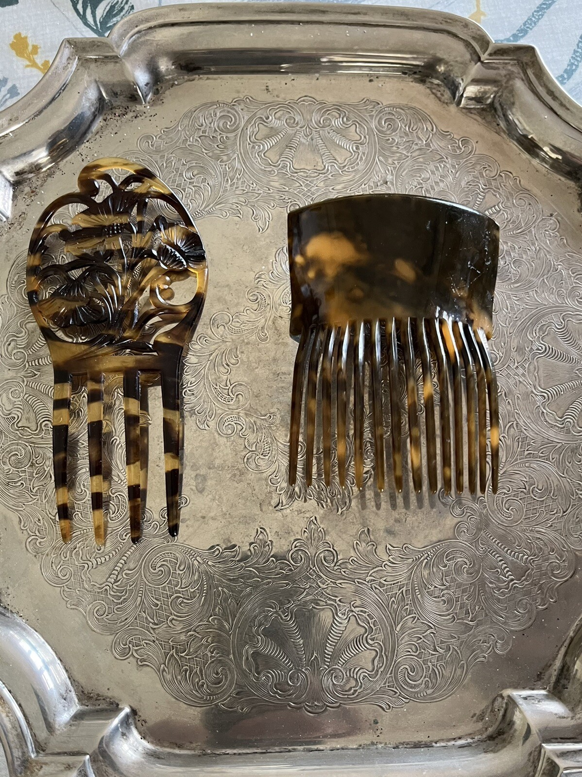 Beautiful Vintage Hair Combs eBay