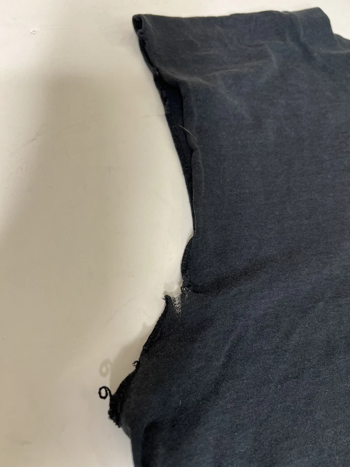 Vintage 70's Harley Davidson Eagle Las Vegas Tshirt Cutoff Thrashed 3D Emblem - Image 3 of 4