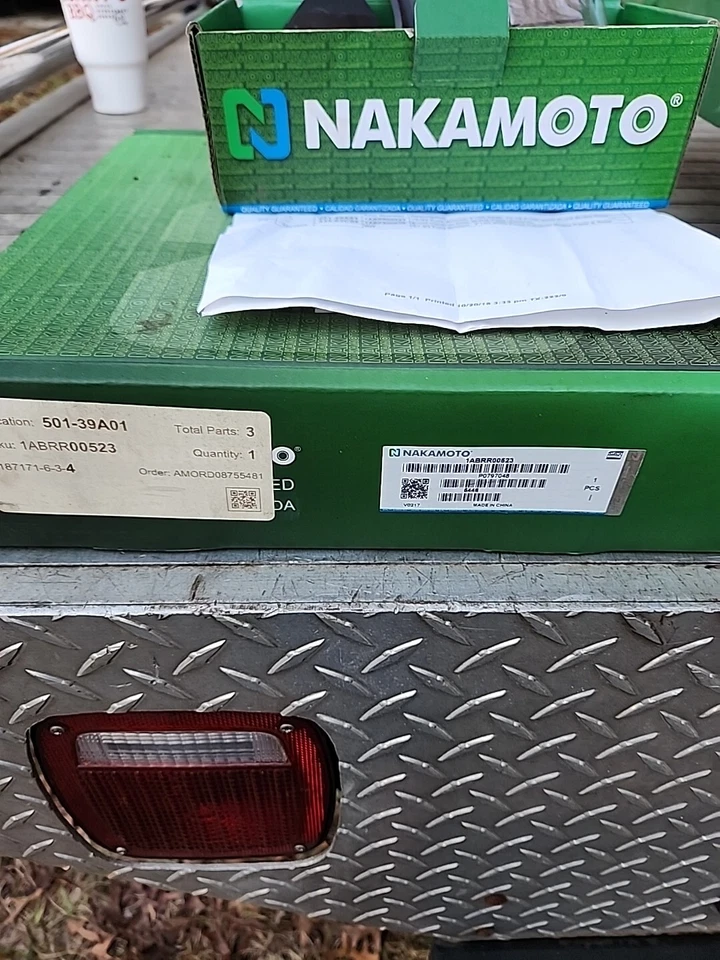 Pastillas de freno delanteras rotores 1987 93 Ford F150 Bronco 4x4 4x4 5446 Foto 4 de 4