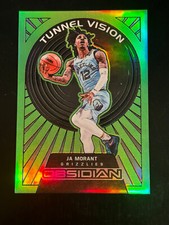 2021-22 Panini Ja Morant Obsidian Tunnel Vision Electric Etch Green #8