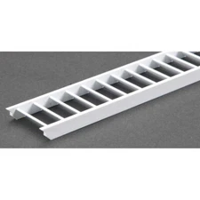Plastruct 90667 STAS-16 G Scale Stair, White Styrene 17/32 H x 1-7/16 W x 12 L