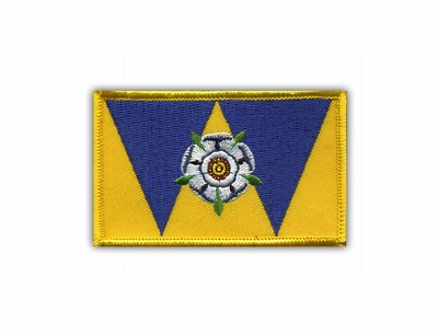 West Yorkshire - Flagge Aufnäher/Abzeichen bestickt
