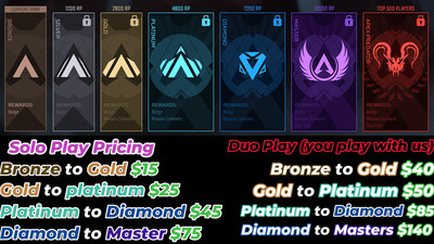 Apex Legends Ranked Boost XBOX/PLAYSTATION/PC [Read Description] Season 21