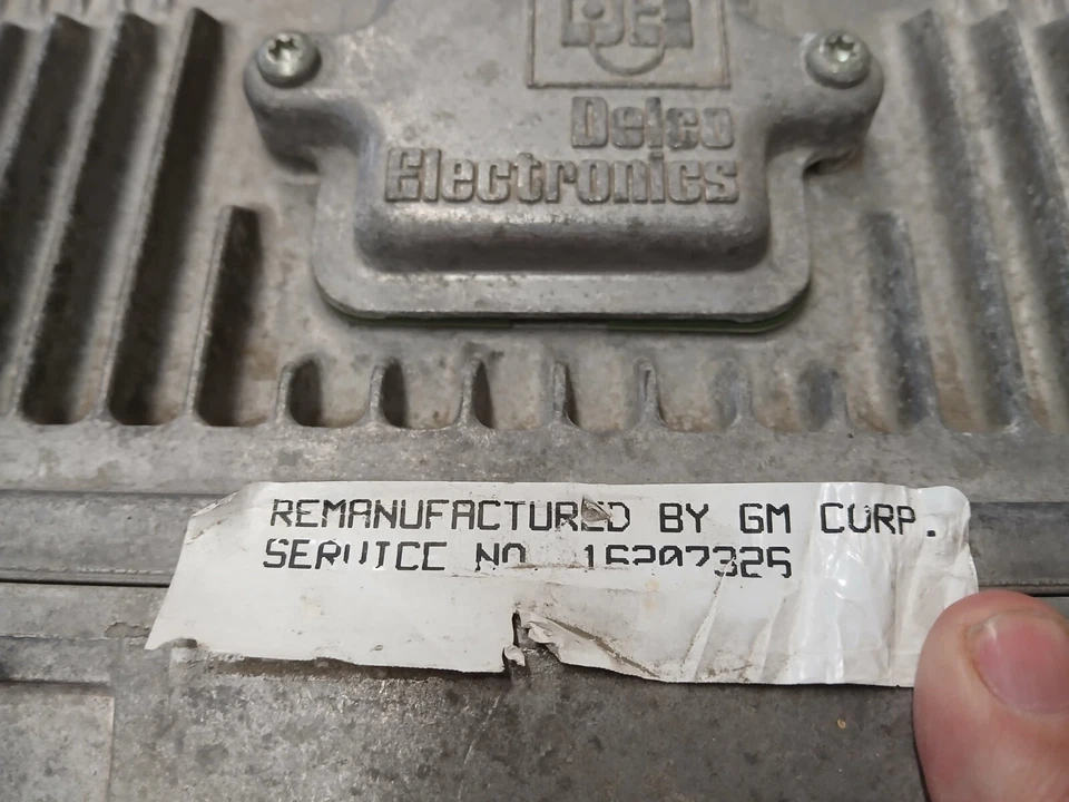 95-96 CHEVROLET CAMARO PONTIAC FIREBIRD 3.8L ECM ECU MÓDULO DE CONTROL 16207326 OEM Foto 4 de 4