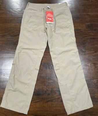 NWT! The Nor Face Pants Womens Sz 8 Adjustable Legs Lightweight Cargo Drawstring