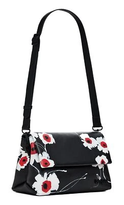 Desigual Chandra Venecia 3.0 Across Body Bag Umhängetasche Tasche Black schwarz