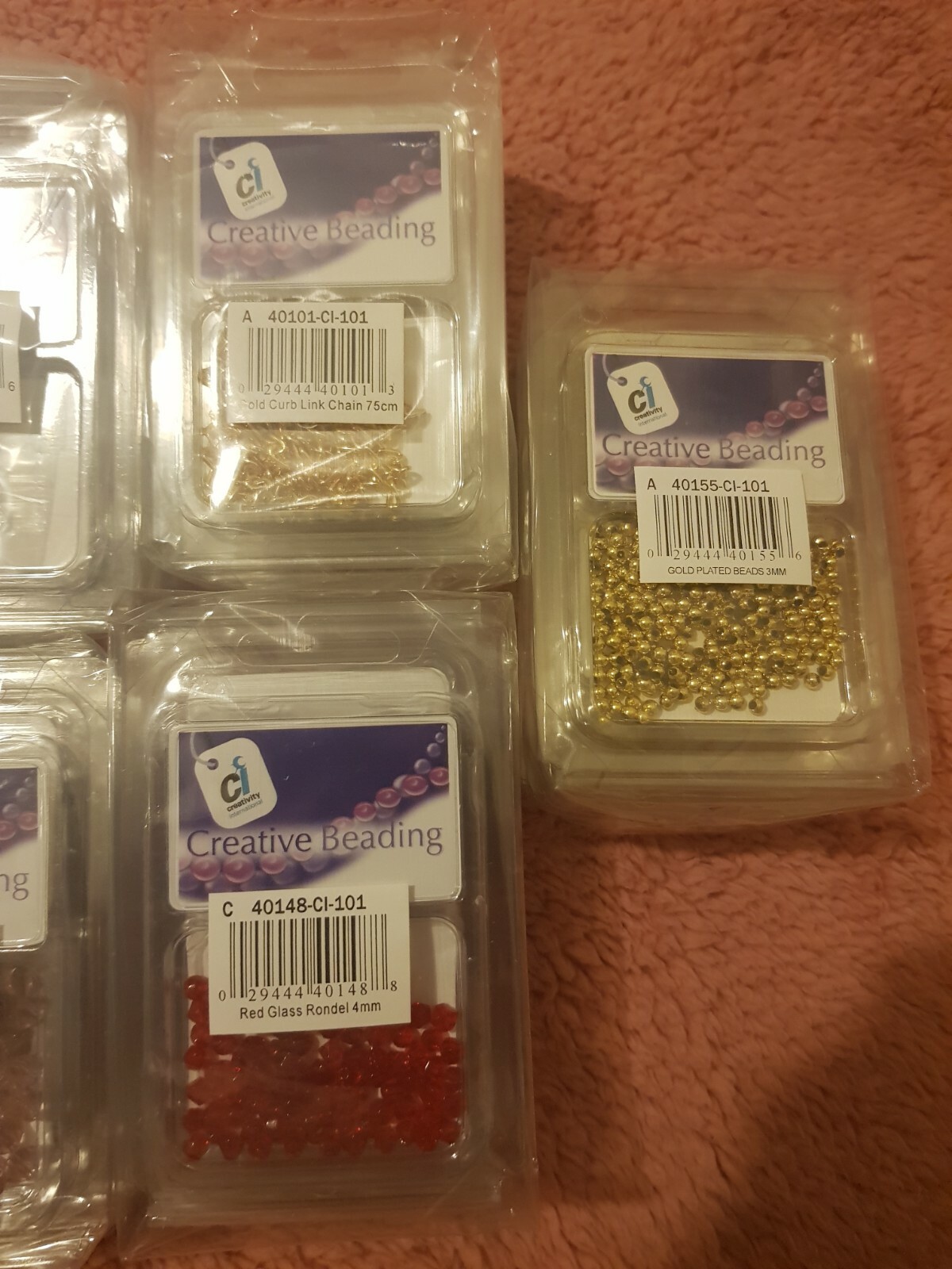 Job lot 30 packs jewellery making findings and beads. eBay