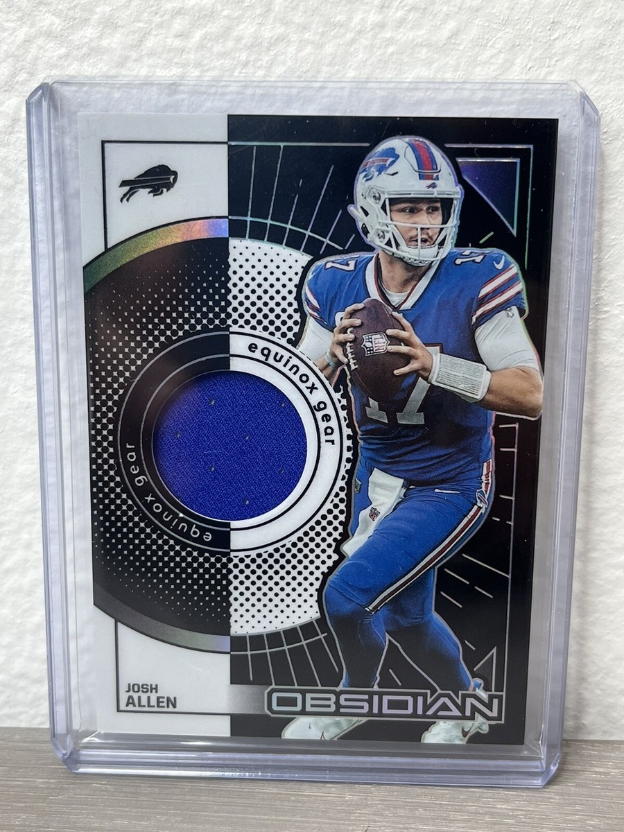 2022 Panini Obsidian Josh Allen Equinox Gear Game Worn