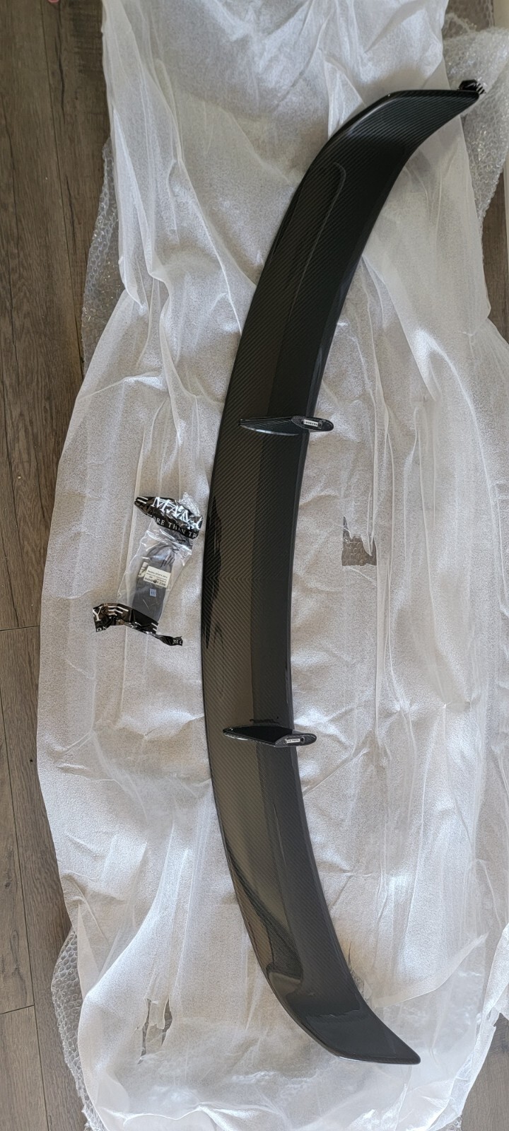 BENTLEY GT3 MANSORY CARBON FIBER REAR WING GENUINE OEM MANSORY 