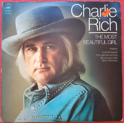Charlie Rich / The Most Beautiful Girl LP Vinyl 1978 Almost Persuaded uvm