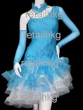 Z461 Custom-made Latin Salsa Rumba Samba Jive Dance dress