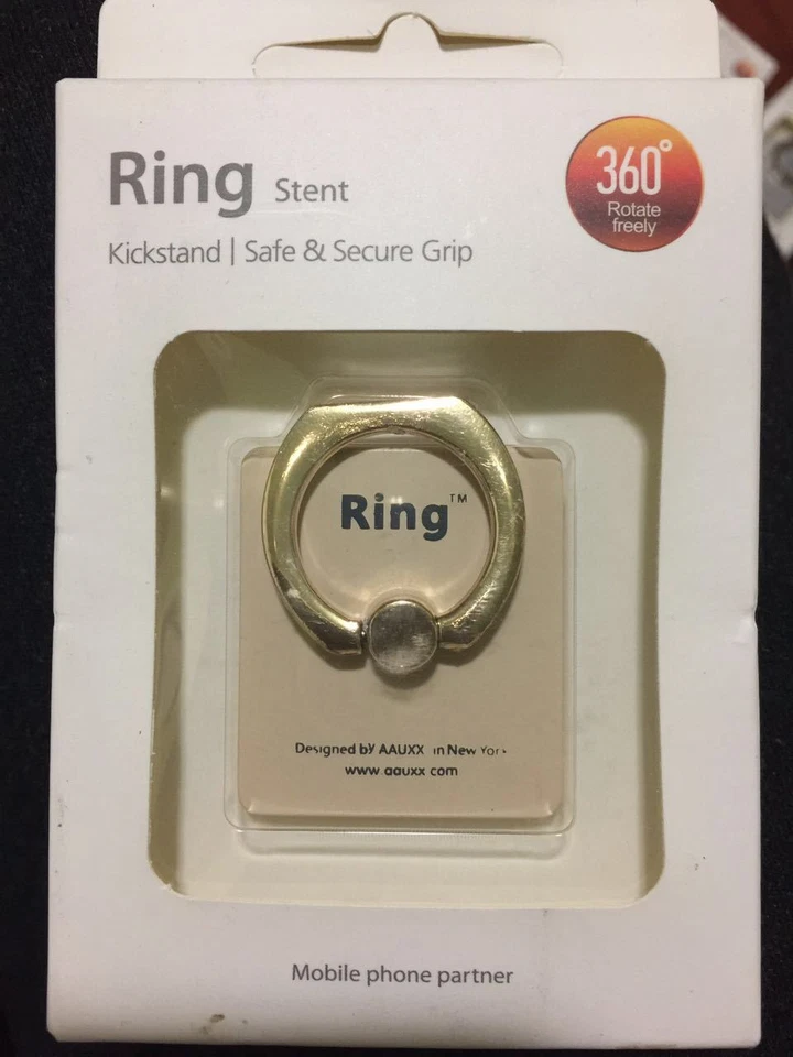 Universal 360° Finger Ring Metal Grip Stand Holder for iPhone Cell Mobile Phone - Image 4 of 4