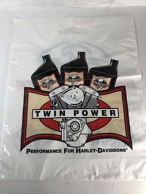 10 Bikers Choice Twin Power Performance For Harley-Davidson Plastic Shopping Bag
