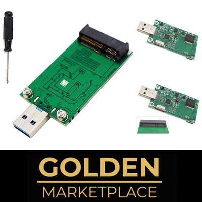 mSATA SSD Adapter USB 30 Tragbar Mini PCIe SSD Festplatte Converter