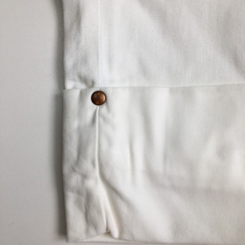 AG ADRIANO GOLDSCHMIED White THE SHORTY Cuffed Hem Cropped Jeans Womens sz 32R - Picture 7 of 14