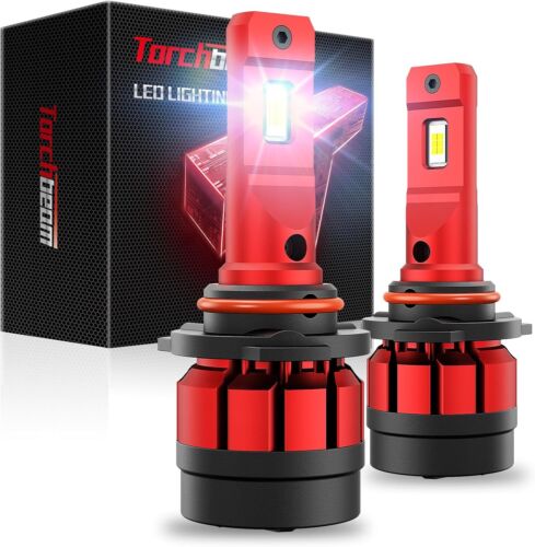 Torchbeam T6 9005 6500K LED Headlight Bulb Conversion Kit High Beam White Bright - Picture 2 of 8