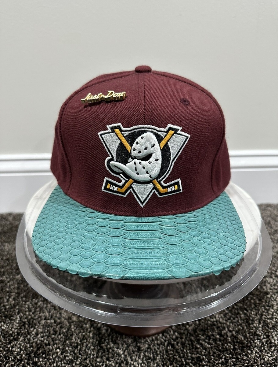 Just Don x Mitchell Ness NHL Anaheim Mighty Ducks Hat