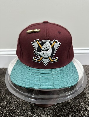 Just Don x Mitchell Ness NHL Anaheim Mighty Ducks Hat