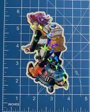 1PC Cartoon stickers. Cars/laptops/skateboards/boxes.Waterproof/Sticker