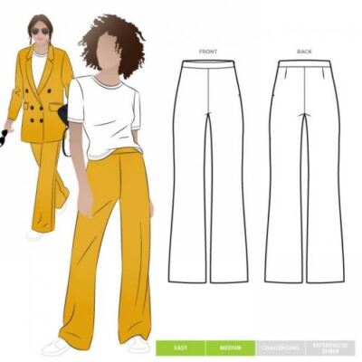 Style Arc Schnittmuster McKenzie Hose Größen 10-22