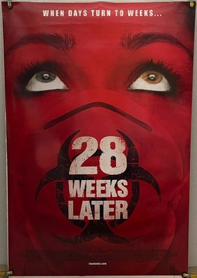 28 WEEKS LATER DS ROLLED ORIGINAL ONE SHEET MOVIE POSTER ROSE BYRNE (2007)