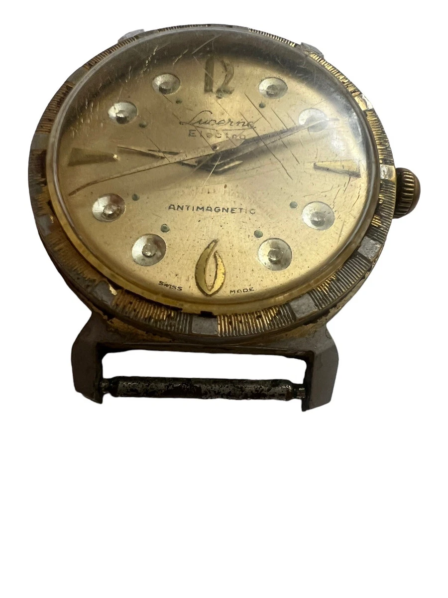 Vintage lucerne watch value hot sale