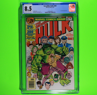 Incredible Hulk #200 CGC 8.5 (Marvel 1976)  Doc Samson appearance! Fresh Slab!