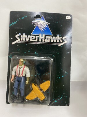 SilverHawks Stargazer Sly-Bird Vintage 1987 UK France Un-Punched Card Rare