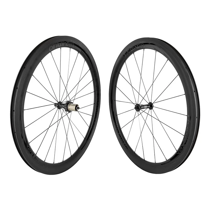 Origin8 Bolt Shimano 11 Speed Carbon Tubeless Clincher Road Bike Wheelset 20/24h - Image 2 of 3