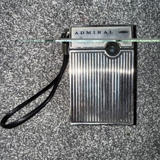 Vintage Admiral 6 Transistor AM Portable Radio UNTESTED